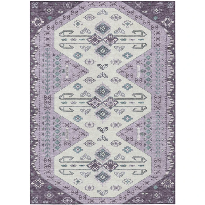 Addison Rugs Chantille Purple ACN2565 5ft. x 7ft.6in. Rect. Rug