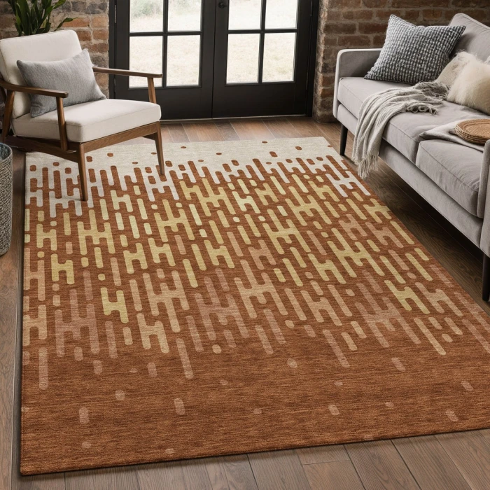 Addison Rugs Chantille Orange ACN2567 5ft. x 7ft.6in. Rect. Rug