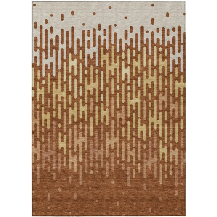 Addison Rugs Chantille Orange ACN2567 5ft. x 7ft.6in. Rect. Rug