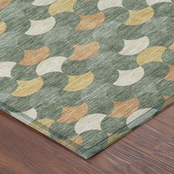 Addison Rugs Chantille Green ACN2568 9ft. x 12ft. Rect. Rug