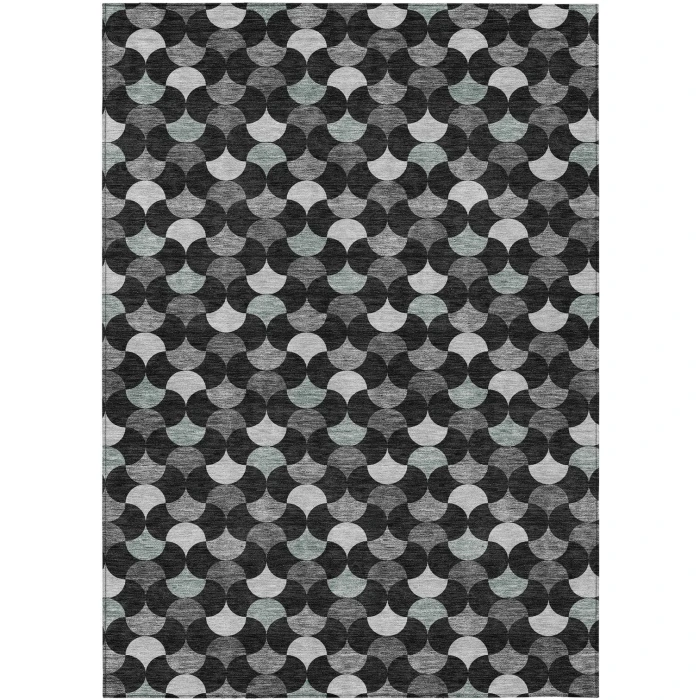 Addison Rugs Chantille Black ACN2568 5ft. x 7ft.6in. Rect. Rug