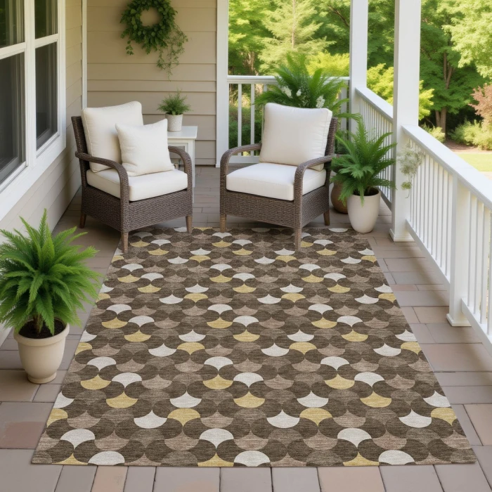 Addison Rugs Chantille Brown ACN2568 5ft. x 7ft.6in. Rect. Rug