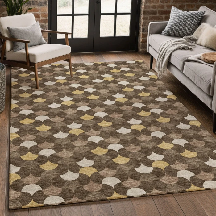 Addison Rugs Chantille Brown ACN2568 5ft. x 7ft.6in. Rect. Rug