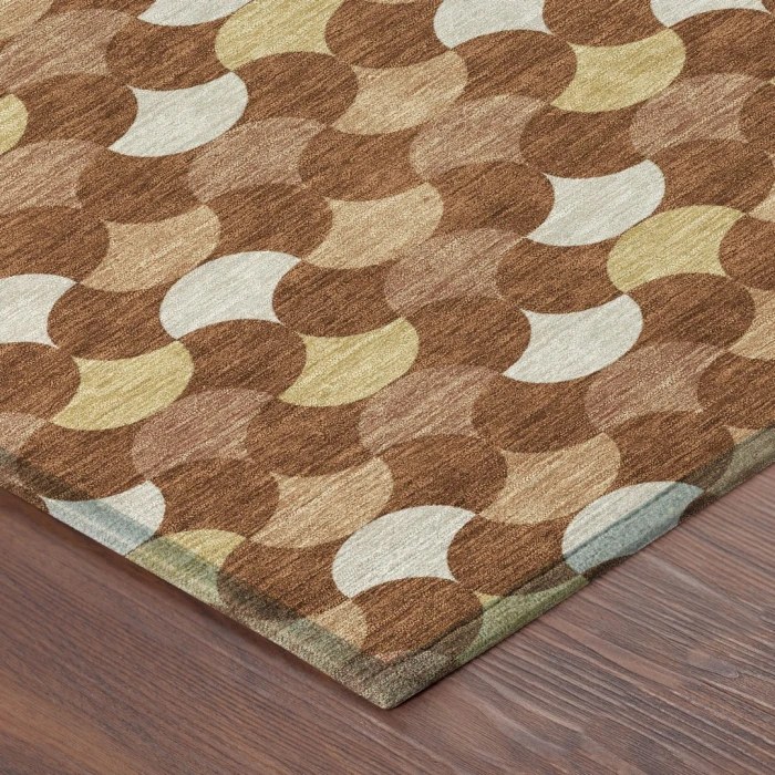 Addison Rugs Chantille Orange ACN2568 9ft. x 12ft. Rect. Rug