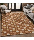 Addison Rugs Chantille Orange ACN2568 9ft. x 12ft. Rect. Rug