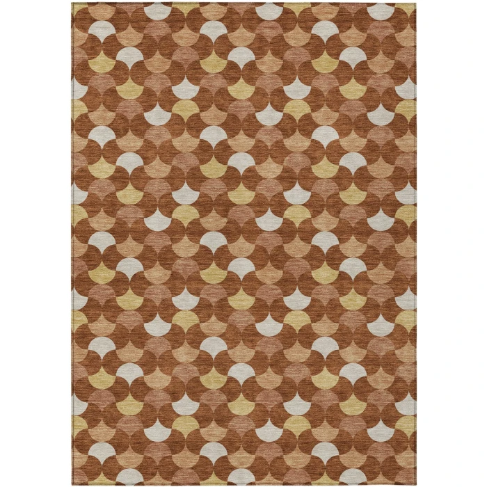 Addison Rugs Chantille Orange ACN2568 9ft. x 12ft. Rect. Rug