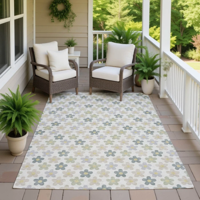 Addison Rugs Chantille Ivory ACN2569 5ft. x 7ft.6in. Rect. Rug