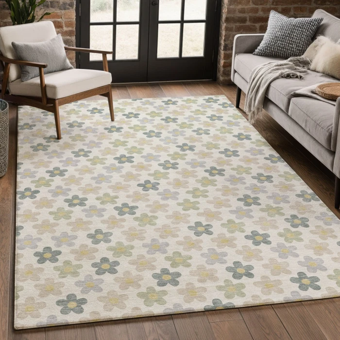 Addison Rugs Chantille Ivory ACN2569 5ft. x 7ft.6in. Rect. Rug