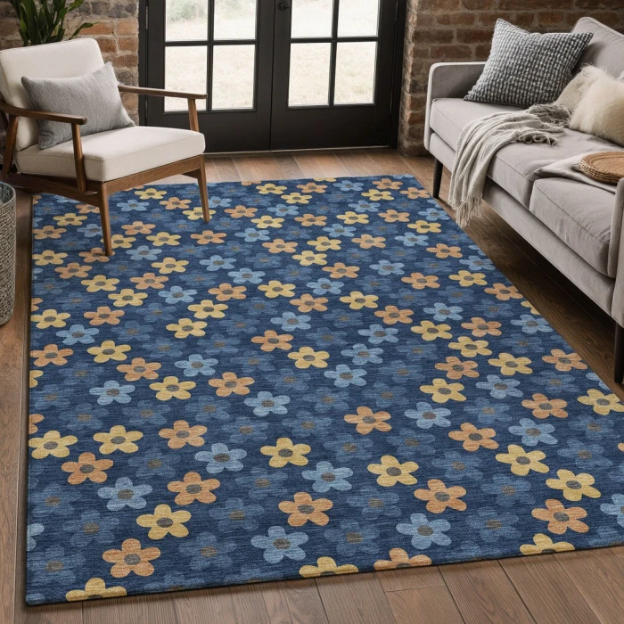 Addison Rugs Chantille Blue ACN2569 8ft. x 10ft. Rect. Rug
