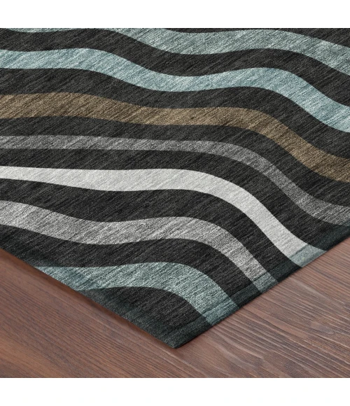 Addison Rugs Chantille Black ACN2570 8ft. x 10ft. Rect. Rug