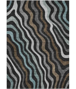 Addison Rugs Chantille Black ACN2570 8ft. x 10ft. Rect. Rug
