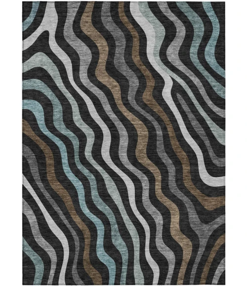 Addison Rugs Chantille Black ACN2570 8ft. x 10ft. Rect. Rug
