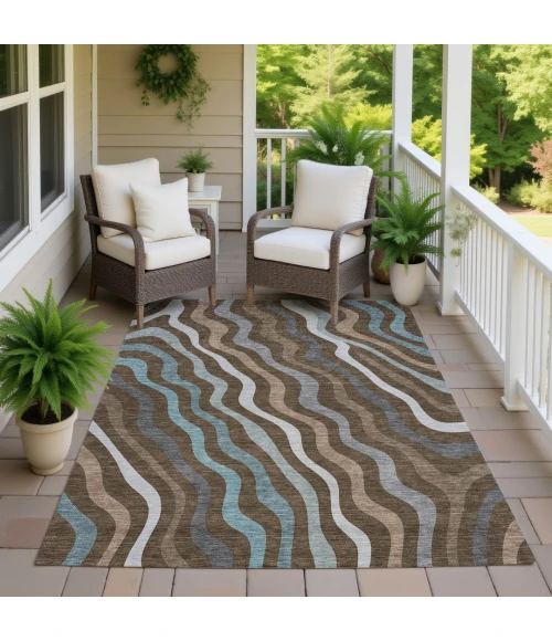 Addison Rugs Chantille Brown ACN2570 9ft. x 12ft. Rect. Rug
