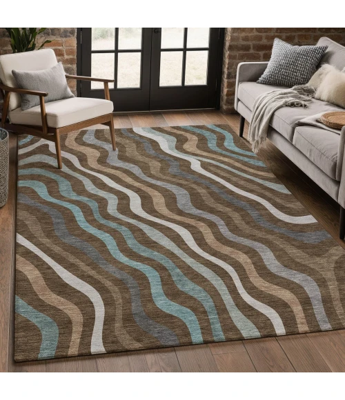 Addison Rugs Chantille Brown ACN2570 9ft. x 12ft. Rect. Rug