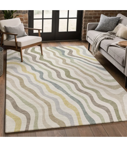 Addison Rugs Chantille Ivory ACN2570 5ft. x 7ft.6in. Rect. Rug
