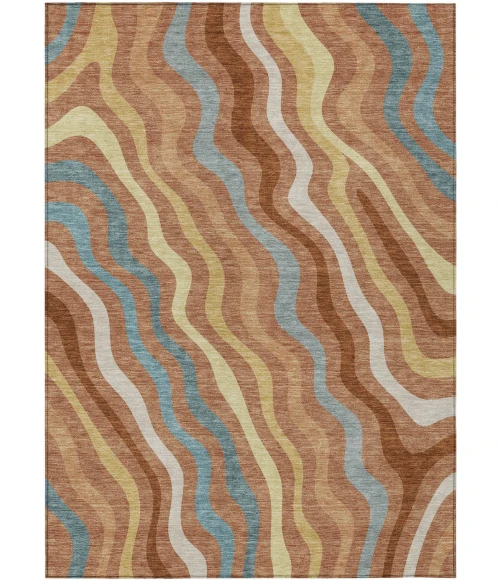 Addison Rugs Chantille Orange ACN2570 9ft. x 12ft. Rect. Rug
