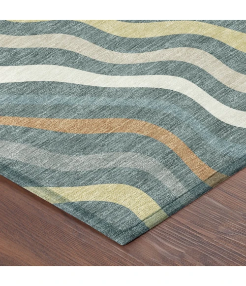 Addison Rugs Chantille Teal ACN2570 9ft. x 12ft. Rect. Rug