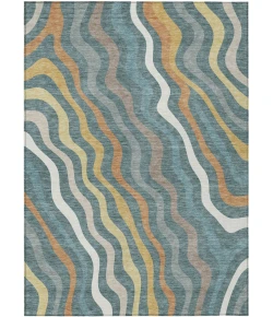 Addison Rugs Chantille Teal ACN2570 9ft. x 12ft. Rect. Rug