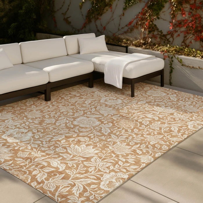 Addison Rugs Chantille Orange ACN2572 5ft. x 7ft.6in. Rect. Rug