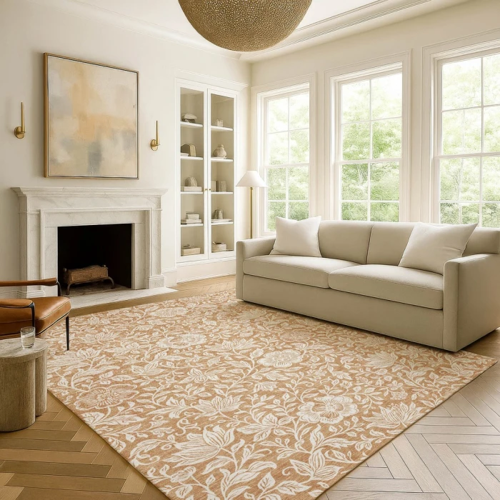 Addison Rugs Chantille Orange ACN2572 5ft. x 7ft.6in. Rect. Rug