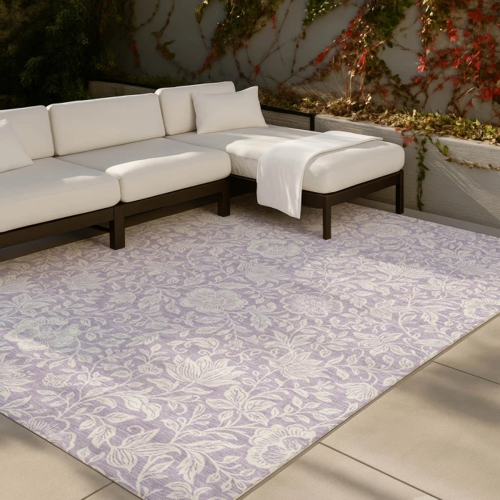 Addison Rugs Chantille Purple ACN2572 5ft. x 7ft.6in. Rect. Rug