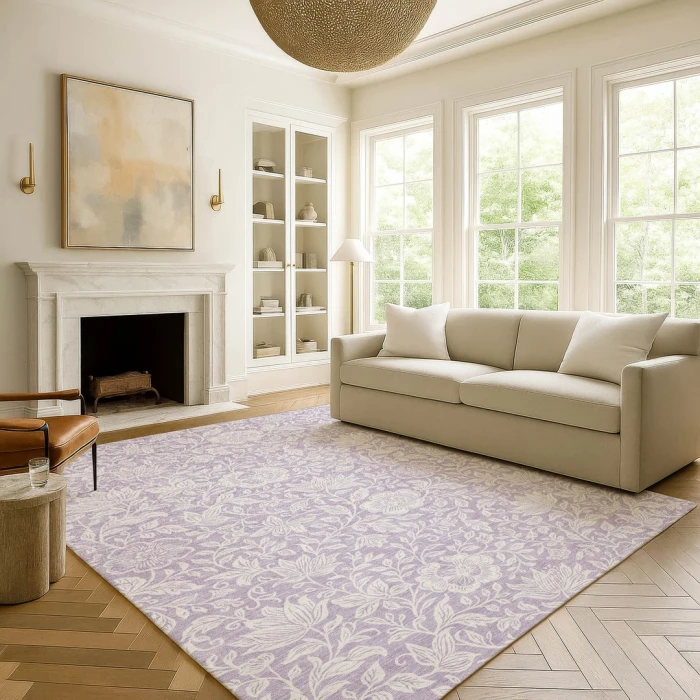 Addison Rugs Chantille Purple ACN2572 5ft. x 7ft.6in. Rect. Rug