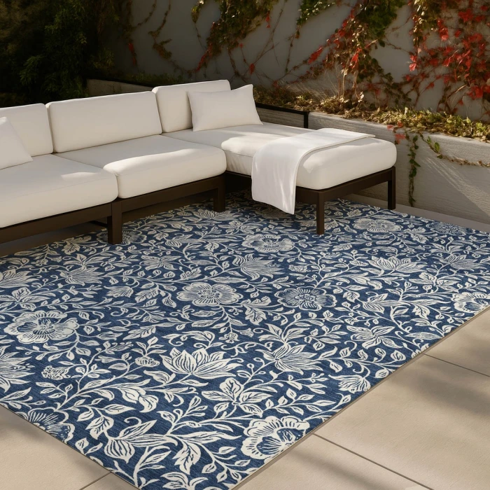 Addison Rugs Chantille Blue ACN2572 5ft. x 7ft.6in. Rect. Rug