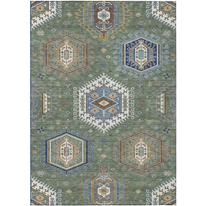 Addison Rugs Chantille Green ACN2574 5ft. x 7ft.6in. Rect. Rug