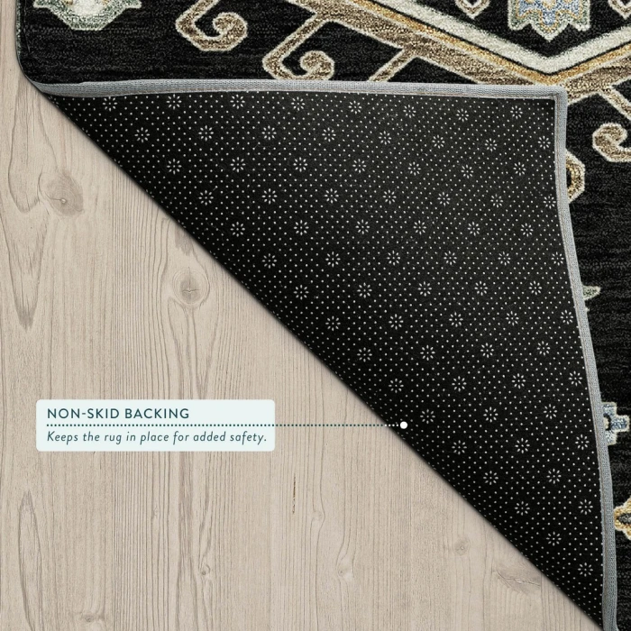 Addison Rugs Chantille Black ACN2574 5ft. x 7ft.6in. Rect. Rug