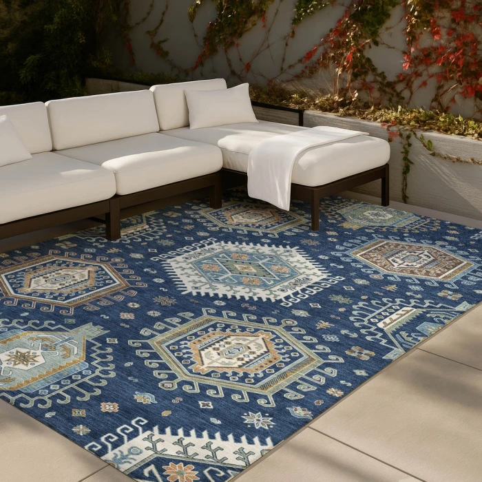 Addison Rugs Chantille Blue ACN2574 8ft. x 10ft. Rect. Rug
