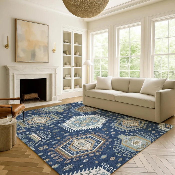 Addison Rugs Chantille Blue ACN2574 8ft. x 10ft. Rect. Rug