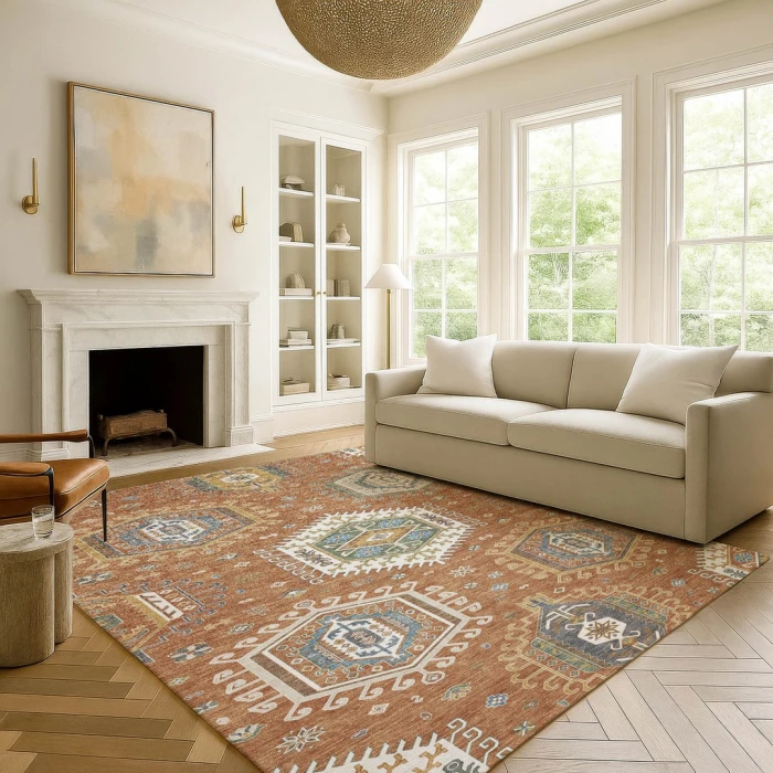 Addison Rugs Chantille Orange ACN2574 5ft. x 7ft.6in. Rect. Rug
