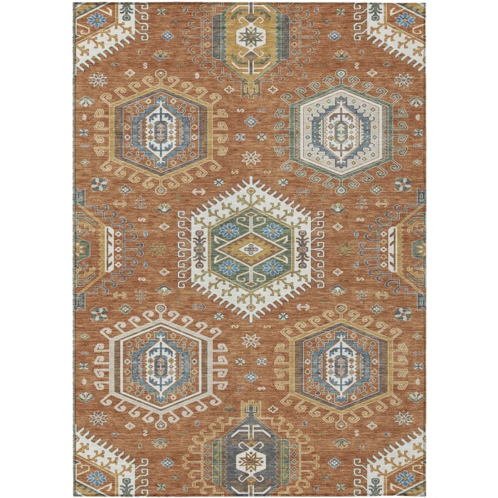 Addison Rugs Chantille Orange ACN2574 5ft. x 7ft.6in. Rect. Rug