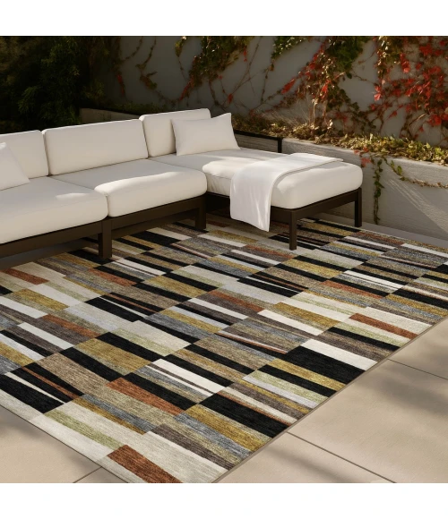 Addison Rugs Chantille Black ACN2575 5ft. x 7ft.6in. Rect. Rug