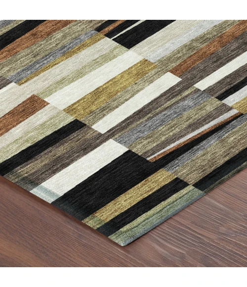 Addison Rugs Chantille Black ACN2575 5ft. x 7ft.6in. Rect. Rug