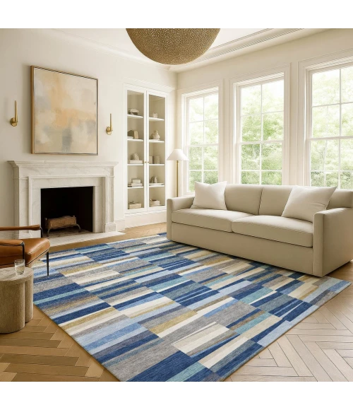 Addison Rugs Chantille Blue ACN2575 5ft. x 7ft.6in. Rect. Rug