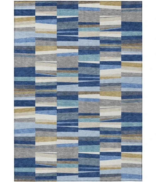 Addison Rugs Chantille Blue ACN2575 5ft. x 7ft.6in. Rect. Rug