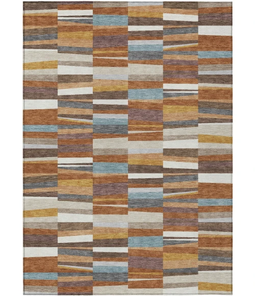 Addison Rugs Chantille Orange ACN2575 9ft. x 12ft. Rect. Rug