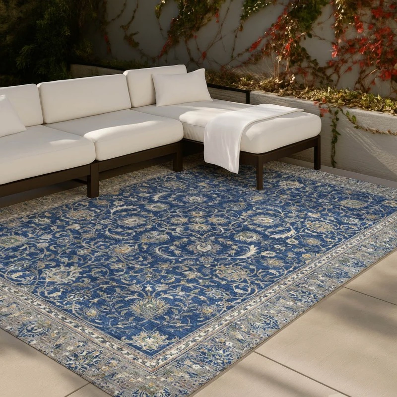 Addison Rugs Chantille Blue ACN2576 9ft. x 12ft. Rect. Rug