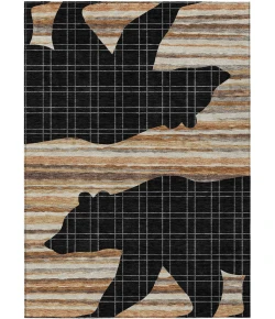 Addison Rugs Chantille Black ACN2577 5ft. x 7ft.6in. Rect. Rug