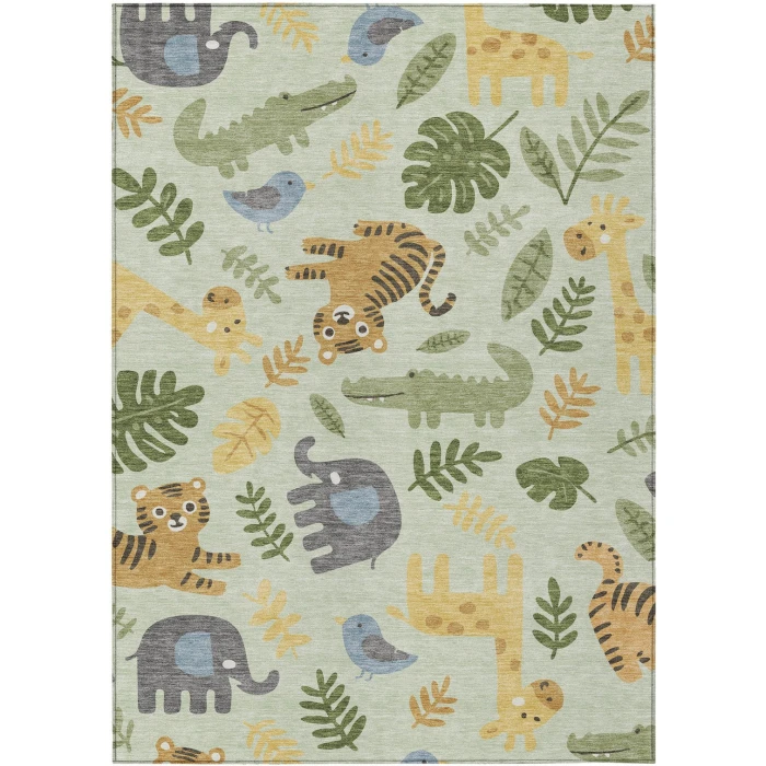 Addison Rugs Chantille Green ACN2578 8ft. x 10ft. Rect. Rug