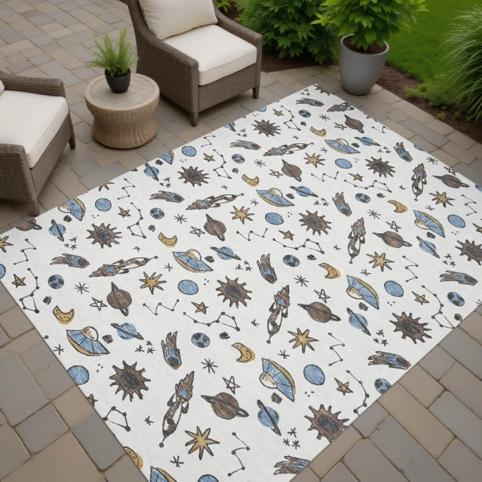 Addison Rugs Chantille Ivory ACN2580 9ft. x 12ft. Rect. Rug