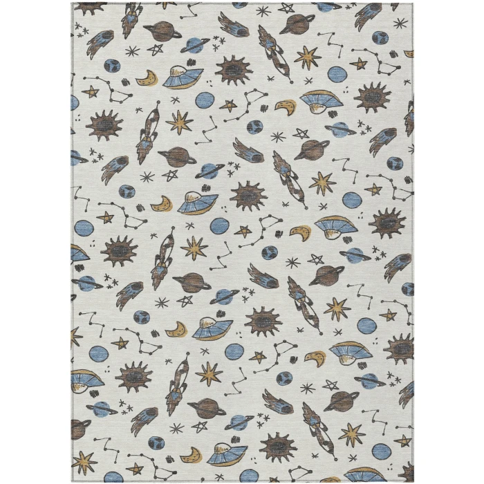 Addison Rugs Chantille Ivory ACN2580 9ft. x 12ft. Rect. Rug