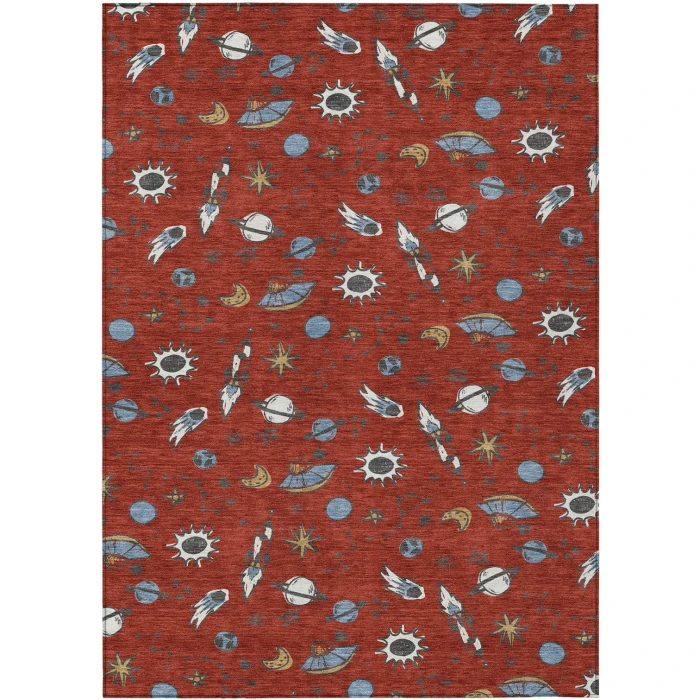 Addison Rugs Chantille Red ACN2580 8ft. x 10ft. Rect. Rug