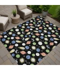 Addison Rugs Chantille Black ACN2581 8ft. x 10ft. Rect. Rug