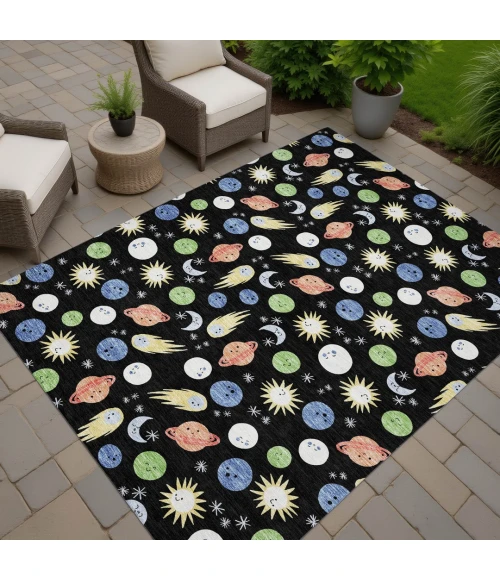 Addison Rugs Chantille Black ACN2581 8ft. x 10ft. Rect. Rug