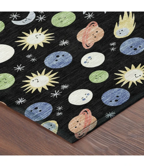 Addison Rugs Chantille Black ACN2581 8ft. x 10ft. Rect. Rug