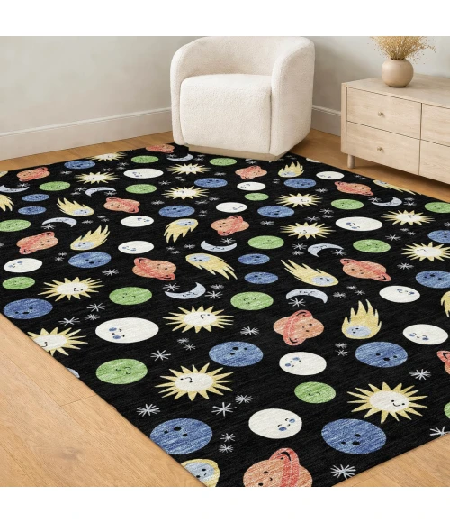 Addison Rugs Chantille Black ACN2581 8ft. x 10ft. Rect. Rug