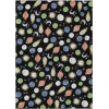 Addison Rugs Chantille Black ACN2581 9ft. x 12ft. Rect. Rug