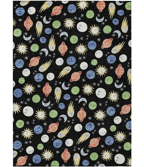 Addison Rugs Chantille Black ACN2581 8ft. x 10ft. Rect. Rug